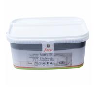 Peinture mur et plafond acrylique mat taupe 2 5L Jafep
