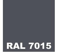 Peinture Mur Exterieur - Pot 5 L - Metaltop - 7015 - Gris ardoise