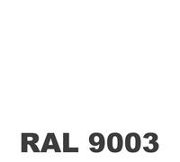 Peinture Mur Exterieur - Pot 5 L - Metaltop - 9003 - Blanc de sécurité