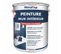 Peinture Mur Interieur - Pot 15 L - Metaltop - 6012 - Vert noir
