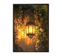 Peinture murale à LED, 3 couleurs réalistes, lampe d'art à intensité variable, pour matériau acrylique de qualité supérieure, peinture LED réglable à trois niveaux avec contrôle de la luminosité, déco