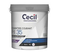 Peinture murale acrylique velours blanc Cecil Professional 15L