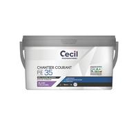Peinture murale acrylique velours blanc Cecil Professional 5L