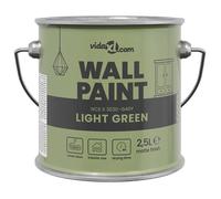 Peinture murale intérieure - vidaXL - 2 5 l - Vert Clair - Surface lavable - Formule à base d'eau