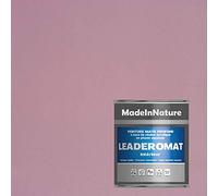 Peinture murale Mat Acrylique, Intérieur, application facile, très opacifiant, séchage rapide couleurs aux choix,de MadeInNature® (1 litre pour 8 m², soit 4 m² pour 2 couches, 10 Vieux rose)