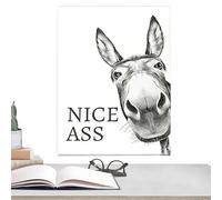 Peinture murale pour le salon, art de décoration d'intérieur amusant, utilisation murale facile à accrocher, matériau de toile, caractéristique de conception abstraite, ensemble d' d'art, access