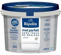 Peinture murs & plafonds parfait - RIPOLIN - 441726 - Blanc - Mat - 10 L