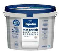 Peinture murs & plafonds parfait - RIPOLIN - 441726 - Blanc - Mat - 10 L