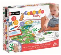 Nathan Peinture Coloreo Baby – Tapis coloriage à eau, feutre adapté, dès 2 ans, 70 x 70 cm