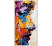 Peinture Numero Abstrait, Grand Peinture Numero Adulte avec Cadre 80x40cm Femme Paint by Numbers Enfants, DIY Kit Complet Numero D'art Activité Manuelle Loisirs Créatifs Cadeau Femme/Homme -k181
