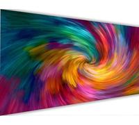 Peinture Numero Abstrait Peinture par Numero Adulte avec Cadre 40x80cm Couleur Activité Manuelle Adulte,DIY Paint by Numbers Kits avec Pinceaux et Acryliques pour Décoration Maison Cadeaux LE-336