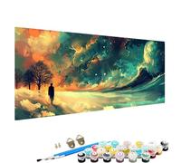 Peinture Numero Adulte, Abstrait Peinture par Numéro Enfant Adultes Débutants 100x200cm cm,Numéro d'Art Kit Peinture par Décoration Murale et Cadeaux Pour La Maison Arbre Peinture NuméRo 8-C4