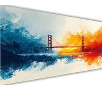 Peinture Numero Adulte Abstrait Peinture par Numero Enfant Pont de Londres,DIY Adulte Loisirs Créatifs Toile Peintures à l'huile Kits,Acryliques Peintures et Pinceaux,Débutants Cadeaux 80x160 cm L1236