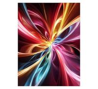 Peinture Numero Adulte Abstrait Toile Peinture Numero Enfant Fleur Activité Manuelle Adulte Wall Art Supplies 100 x 135 CM, DIY Couleur Paint by Numbers pour Cadeau Femme Decoration Murale model-6619