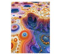 Peinture Numero Adulte Abstrait Toile Peinture Numero Enfant la Remous Activité Manuelle Adulte Wall Art Supplies 30x40CM, DIY Couleur Paint by Numbers pour Cadeau Femme Decoration Murale model-7834