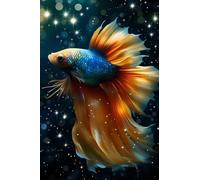 Peinture Numero Adulte animal,Kits De Peinture Au NuméRo poisson,Peinture Par NuméRo,Peinture Loisir Creatif Enfant,IdéAl Comme Cadeau Anniversaire,DéCoration IntéRieure 20x30cm (Sans Cadre) YX-498