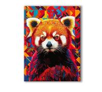 Peinture Numero Adulte Animal, Peinture Numero Adulte avec Cadre 45x60cm, 5D DIY Raton laveur Paint by Numbers avec 3 Pinceaux et Peintures Acryliques, Loisirs Créatifs Adultes Decoration Murale 0R-66