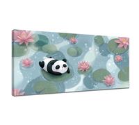 Peinture Numero Adulte Animal, Peinture Numero Panda Paint by Numbers Grand Format XXL 70x140cm, Loisirs Créatifs Adultes Avec Pinceaux et Pigment Acrylique pour Deco Murale, Cadeau Femme Y3-1111