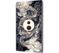 Peinture Numero Adulte Animal Peinture par Numero Enfant Dragon,DIY Adulte Loisirs Créatifs Peintures à l'huile Kits avec Cadre Acryliques Peintures et Pinceaux pour Femme Cadeaux 70x140cm LE-517