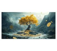 Peinture Numero Adulte Arbre Activité Manuelle Enfant Loisirs Créatifs Coloriage Numerote Paysage Diy Kit Tableau Peinture Sur Toile Numero d'art Acrylique Cheerful Painting 80x160cm Sans Cadre -11482