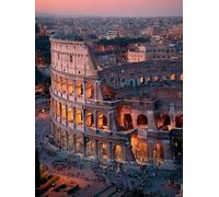 Peinture Numero Adulte Architecture, Coucher De Soleil DIY Peinture Numero Enfant, Activité Manuelle Adulte Kits, Paint by Numbers Kits avec Pinceaux et Pigment Acryliques, Decor Murale 50x70cm 2-1823