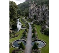 Peinture Numero Adulte Architecture, Paysage DIY Peinture Numero Enfant, Activité Manuelle Adulte Kits, Paint by Numbers Kits avec Pinceaux et Pigment Acryliques, Decoration Murale, 50x70cm 4-5436