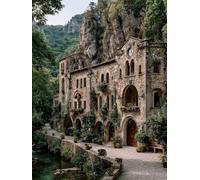 Peinture Numero Adulte Architecture, Planter Peinture Numero Enfant Kits, DIY Loisirs Créatifs Adultes Débutants avec Pinceaux et Pigment Acryliques, Paint by Numbers Kits, Decor Maison 40x50cm 9-2852