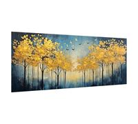 Peinture Numero Adulte Automne Paint by Numbers Arbre Bricolage Peinture par Numero Adulte Loisirs Créatifs avec Pinceaux et Acryliques pour Décoration Murale,Cadeau Femme,50x100cm avec Chevalet,d663k