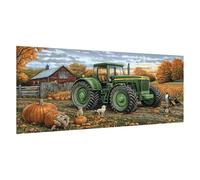 Peinture Numero Adulte Automne Paint by Numbers Ferme Bricolage Peinture par Numero Adulte Loisirs Créatifs avec Pinceaux et Acryliques pour Décoration Murale,Cadeau Femme,60x120cm avec Chevalet,d283k