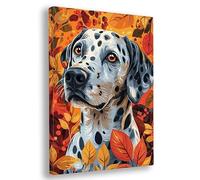 Peinture Numero Adulte avec Cadre, 40x50cm Peinture par Numero Adulte Animal, Loisirs Créatifs Adultes, DIY Chien Paint by Numbers avec Pinceaux et Acrylique, pour la Decoration Murale, Cadeaux, B-02