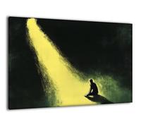 Peinture Numero Adulte avec Cadre Abstrait Homme, Coloriage Par Numero Kit avec Pinceaux et Peinture acrylique, Loisir Creatif Adulte Kit, Automne Halloween Maison Murale Decoration 50x65cm J-a-42