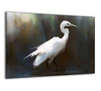 Peinture Numero Adulte avec Cadre Blanc Oiseaux, Coloriage Par Numero Kit avec Pinceaux et Peinture acrylique, Loisir Creatif Adulte Kit, Automne Halloween Maison Murale Decoration 60x80cm J-a-264