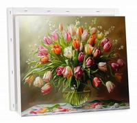 Peinture Numero Adulte avec Cadre Fleur Peinture par Numéro pour Enfant Débutants, DIY Activité Manuelle Paint by Numbers for Adults avec Pinceaux et Pigment Acrylique 60x80 cm, Cadeaux Bouquet h-7247