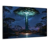 Peinture Numero Adulte avec Cadre Forêt Vue nocturne, Coloriage Par Numero Kit avec Pinceaux et Peinture acrylique, Loisir Creatif Adulte Kit, Automne Halloween Murale Decoration 80x100cm J-a-56