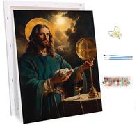 Peinture Numero Adulte avec Cadre Homme, Peinture Numero Nuage, DIY Activité Manuelle Adulte, Paint by Numbers for Adults avec Acrylique et Pinceaux, Decoration Maison, Cadeau Femme 40x50cm 7-8637