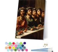 Peinture Numero Adulte avec Cadre La CèNe, Peinture Numero Homme, Bricolage Activité Manuelle Adulte, Numero d'art Kits avec Pinceaux et Acryliques, Décoration Maison, Cadeau Femme 30x40cm G-3247