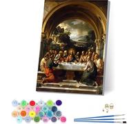 Peinture Numero Adulte avec Cadre La CèNe, Peinture Numero Homme, Bricolage Activité Manuelle Adulte, Numero d'art Kits avec Pinceaux et Acryliques, Décoration Maison, Cadeau Femme 100x130cm 1-3377