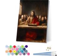 Peinture Numero Adulte avec Cadre La CèNe, Peinture par Numero Adulte Homme, DIY Loisirs Créatifs Adultes, Numero d'art Kits avec Pinceaux et Acryliques, pour Décoration Maison Cadeau 50x65cm J-9726