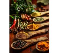 Peinture Numero Adulte avec Cadre, Peinture Numero Assaisonnement chili Numéro d'art Paint by Numbers avec Pinceaux et Peinture Acrylique, Activité Manuelle Enfant, Décor Intérieure 60x80cm J8-833