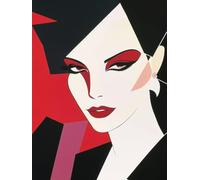 Peinture Numero Adulte Beauté Mode Peinture par Numero Adulte sur Toile Paint by Numbers Kits avec 3 Pinceaux et des Peintures de Multiples Couleurs pour la Maison Décoration 40 X 50 CM J0-429