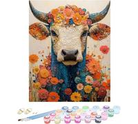 Peinture Numero Adulte BéTail Peinture Numéro Fleur Paint by Numbers Activite Manuelle Adulte Kit Creatif DIY Canevas Painting Avec Accessoires pour Decora, Cadeau Femme Sans Cadre 50x80cm 5-D30E