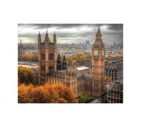 Peinture Numero Adulte Big Ben Toile Peinture par Numero Enfant Débutant avec Couleur Toile Londres 40x55cm Loisirs Créatifs Adultes Paint by Numbers pour Decoration Maison Cadeau Femme LZYH-7413