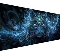 Peinture Numero Adulte Chat Peinture Numero Dessin animé Paint by Numbers Kits avec Pinceaux Peintures Acryliques Toile Coloree Kits Loisirs Créatifs Adultes, Decoration Chambre Cadeau 40x80cm b5-30Q