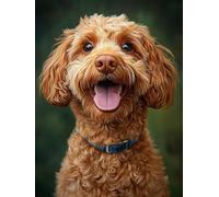 Peinture Numero Adulte Chien Peinture Numéro Animal Activite Manuelle Adulte Canevas Kit Complet Paint by Numbers DIY Canevas Painting Art Creatif pour Decora, Cadeau Femme 50x80cm Sans Cadre 4-55SN