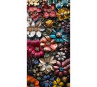 Peinture Numero Adulte Chrysanthème Paint by Numbers for Adults Diamant DIY Peinture Acrylique pour Enfants et Débutants 100X130cm avec Peintures et Pinceaux, Sans Cadre, Décoration Halloween P0-703