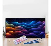 Peinture Numero Adulte Coloré Peinture par Numero Adulte, Activité Manuelle Kit Créatif DIY Creatif Toile Numéro d'Art Complet, Painting by Numbers Automne Décoration Murale 60x120cm Bande G8-181