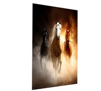 Peinture Numero Adulte, Coloriage par Numero Adulte Cheval, Paysage Kit Peinture avec Toile 50x70CM Pinceaux Peinture Acrylique Set, DIY Couleur Paint by Numbers pour Decoration Maison Model-09158