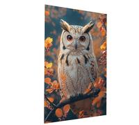 Peinture Numero Adulte, Coloriage par Numero Adulte Hibou, Paysage Kit Peinture avec Toile 35x50 CM Pinceaux Peinture Acrylique Set, DIY Couleur Paint by Numbers pour Decoration Maison Model-04314