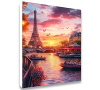 Peinture Numero Adulte Coucher de soleil, Activité Manuelle 50x70cm j0-264