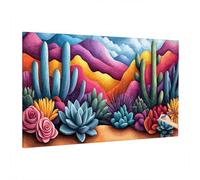 Peinture Numero Adulte Couleur, DIY Paint by Numbers Activité Manuelle Adulte, Kits de Peinture au Numéro Toile Peintures 180x80cm avec Peintures et Pinceaux, Tableau Decoration Murale (Plantes) A-18